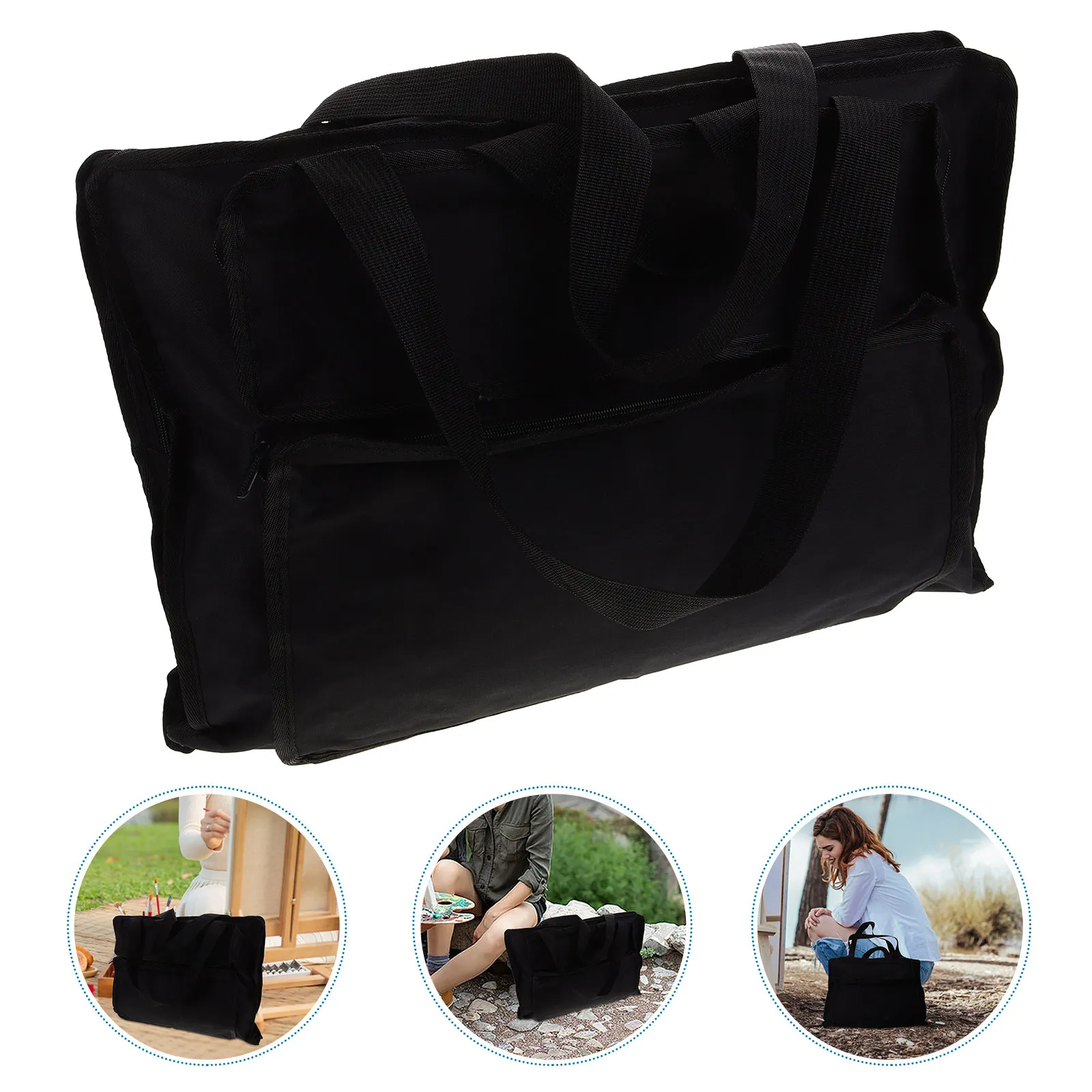 Art Portfolio Case Large Capacity Wear-Resistant Poster Storage Bag Handheld Organizer for Drawing Board Artwork
Art Portfolio Case Large Capacity Wear-Resistant Poster Storage Bag Handheld Organizer for Drawing Board Artwork
