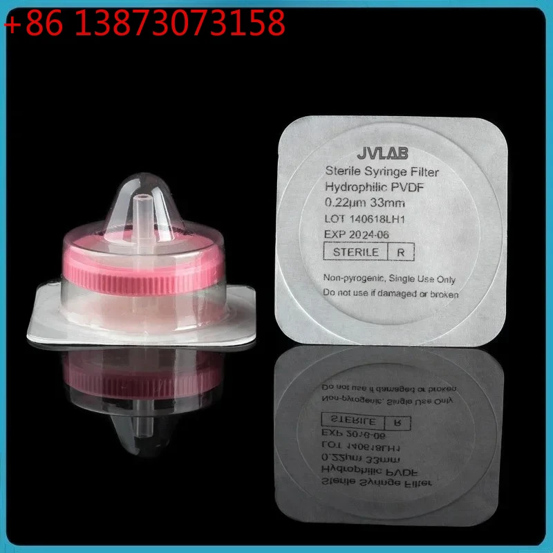 Sterile Syringe Filter Unit PVDF 33 mm 0.22 um Made By Polyvinylidene Fluoride Needle Filtration Replacement Millex-GV SLGV033R
Sterile Syringe Filter Unit PVDF 33 mm 0.22 um Made By Polyvinylidene Fluoride Needle Filtration Replacement Millex-GV SLGV033R