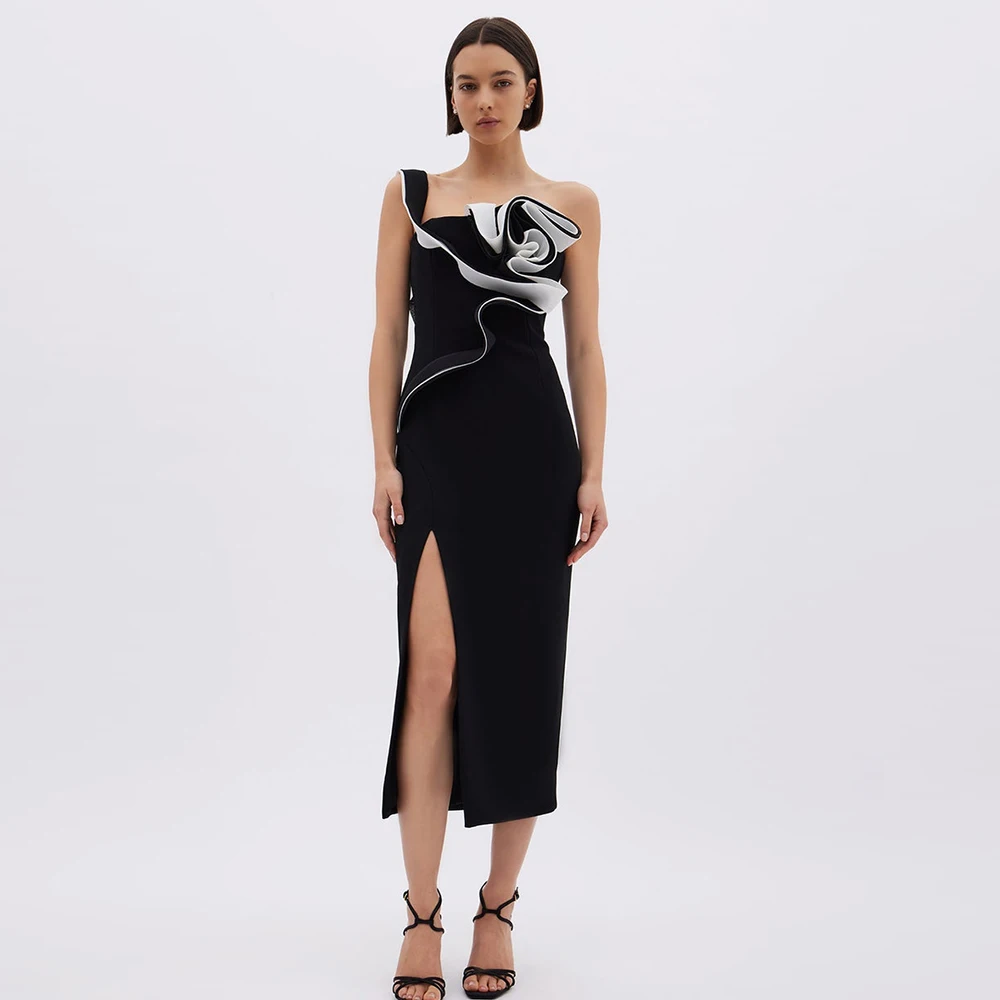 Simple Evening Dress Sexy Women 정장원피스 Vestidos de festa Elegant Ruffles Sleeveless Custom Made Formal Cocktail Prom Gown 2024
Simple Evening Dress Sexy Women 정장원피스 Vestidos de festa Elegant Ruffles Sleeveless Custom Made Formal Cocktail Prom Gown 2024