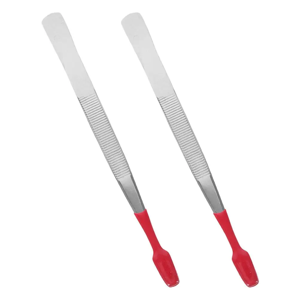 2 Pcs Stainless Steel Tweezers Rubber Tips for Stamp Collecting Craft Tool Photo Clip Sticker Handling Portable
2 Pcs Stainless Steel Tweezers Rubber Tips for Stamp Collecting Craft Tool Photo Clip Sticker Handling Portable