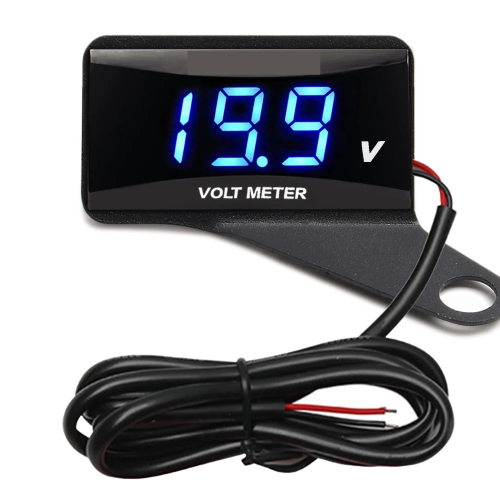 KAIUVE Motorcycle Mini Voltage Meter Voltmeter 0-20V LED Digital Display Waterproof Voltage Tester Modified Accessories
KAIUVE Motorcycle Mini Voltage Meter Voltmeter 0-20V LED Digital Display Waterproof Voltage Tester Modified Accessories