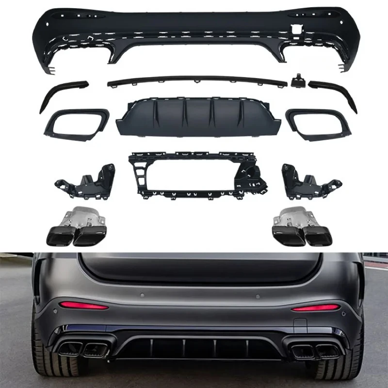 Rear Diffuser Car Bumper Accessories Upgrade for X254 GLC Glc63 with Pipe 2023+ Auto Part Accessory
Rear Diffuser Car Bumper Accessories Upgrade for X254 GLC Glc63 with Pipe 2023+ Auto Part Accessory