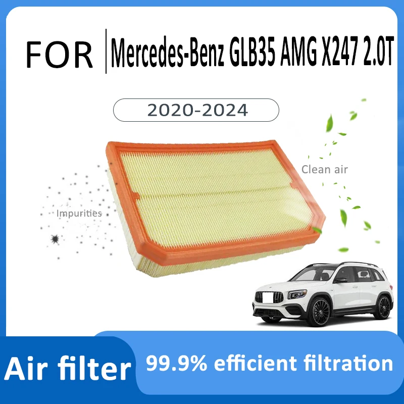 For Mercedes Benz GLB35 AMG X247 2.0T 2020~2024 A2600940300 Air Filter Car High Flow Filter Engine Filter Accessoy Open Intake
For Mercedes Benz GLB35 AMG X247 2.0T 2020~2024 A2600940300 Air Filter Car High Flow Filter Engine Filter Accessoy Open Intake