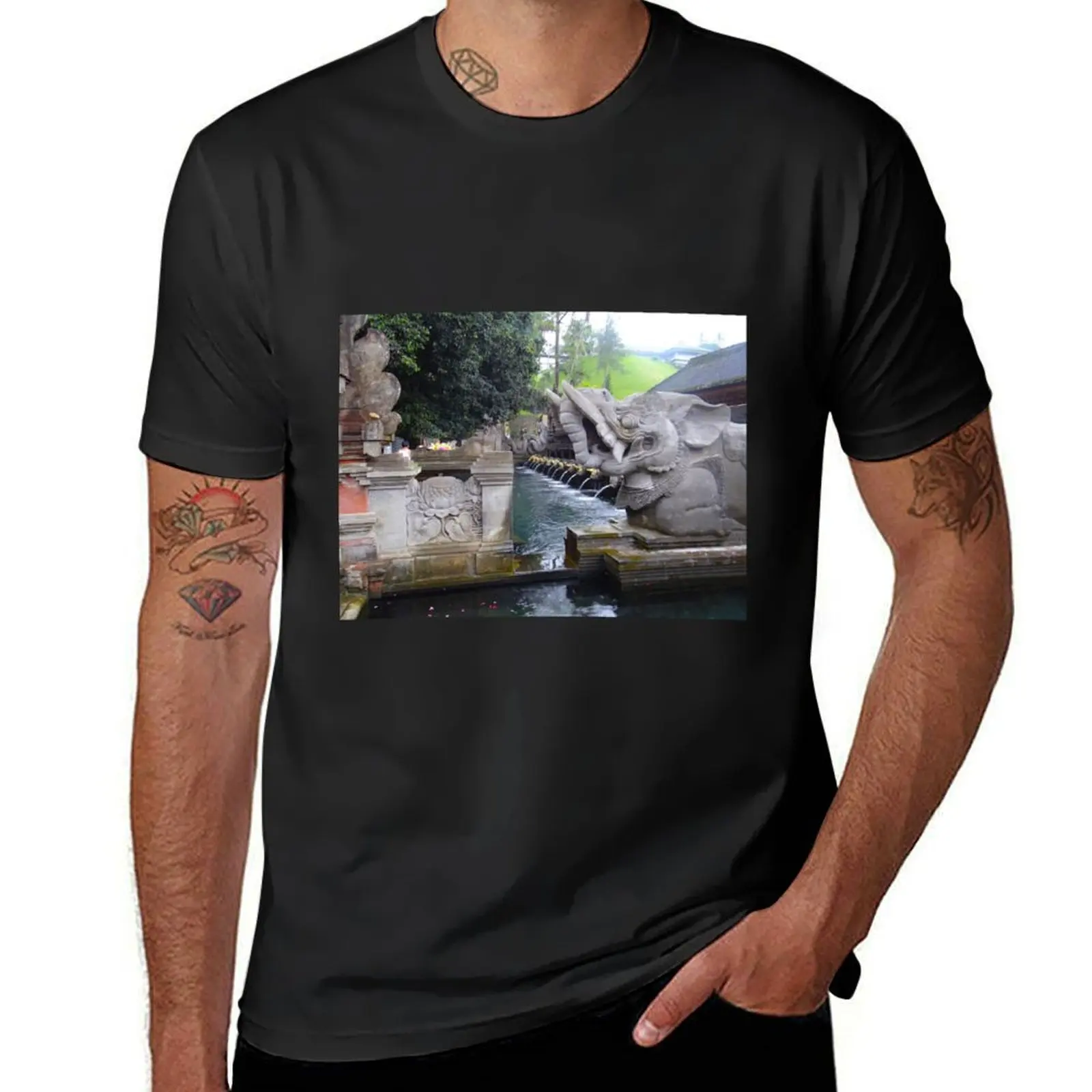 Bali temple fountains T-Shirt quick-drying funnys plus size tops Short sleeve tee mens white t shirts
Bali temple fountains T-Shirt quick-drying funnys plus size tops Short sleeve tee mens white t shirts