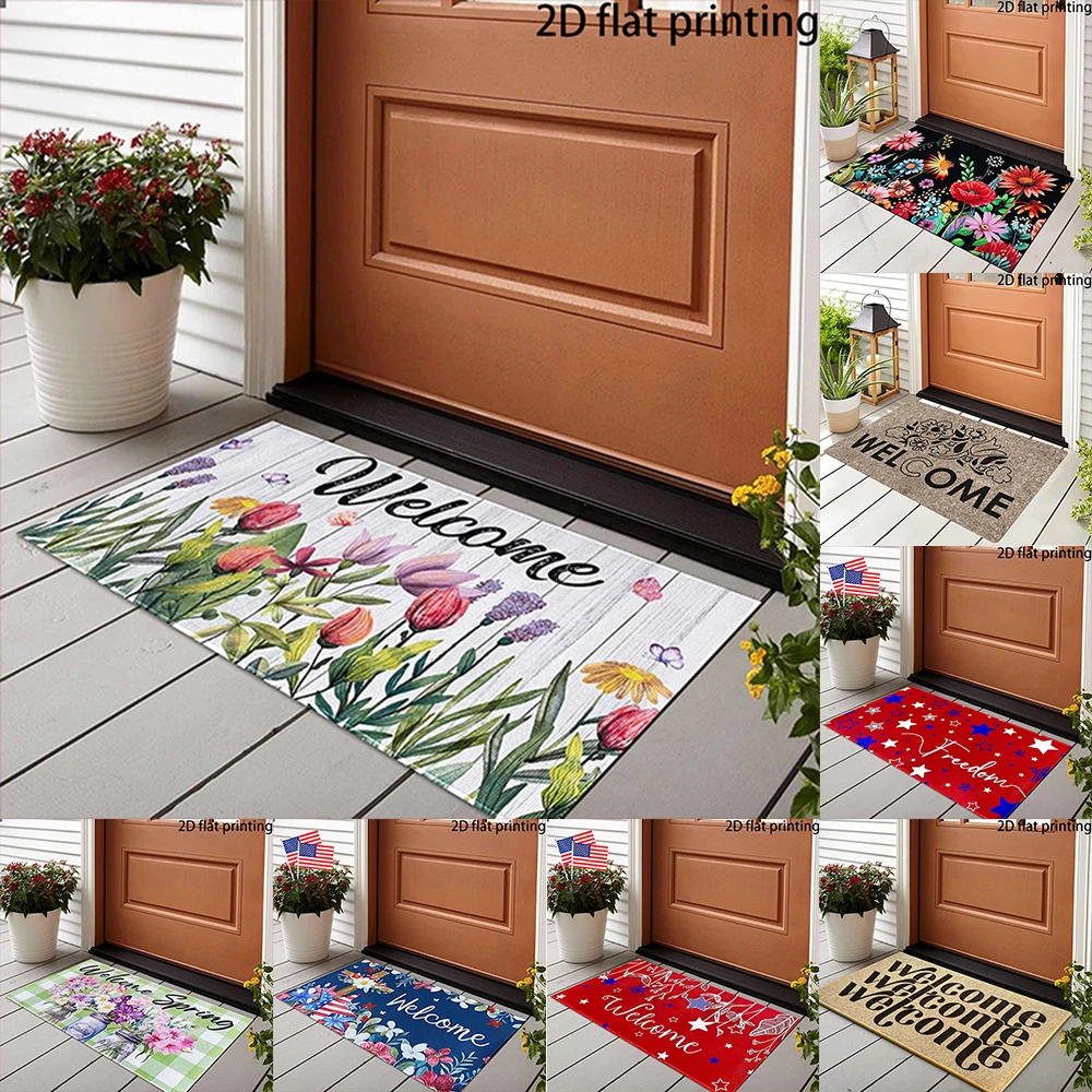 2D FLAT/1pc Seasonal Welcome Door Mats Collection ,Suitable for indoor and outdoor doorways, door mats for decoration.
2D FLAT/1pc Seasonal Welcome Door Mats Collection ,Suitable for indoor and outdoor doorways, door mats for decoration.