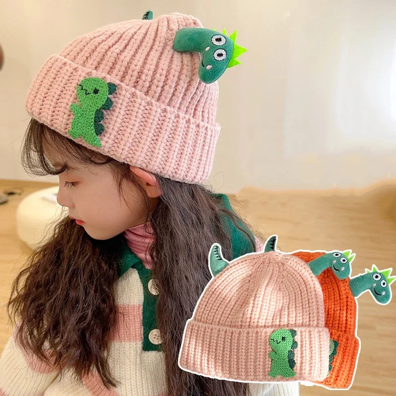 Cartoon Dinosaur Baby Beanie Cap Winter Warm Kids Knitted Hat Cute Woolen Crochet Boys Girls Pullover Cap
Cartoon Dinosaur Baby Beanie Cap Winter Warm Kids Knitted Hat Cute Woolen Crochet Boys Girls Pullover Cap