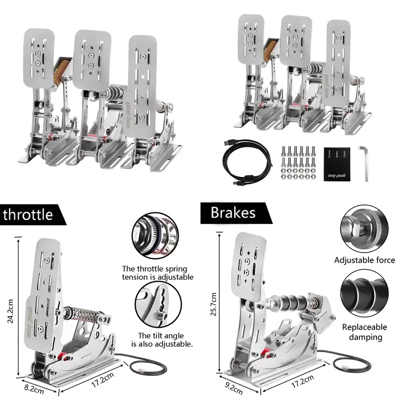 Car Racing Brake Pedal Assembly Clutch Box Accelerator Bike Pedals Pedal Racing Load Cell
Car Racing Brake Pedal Assembly Clutch Box Accelerator Bike Pedals Pedal Racing Load Cell