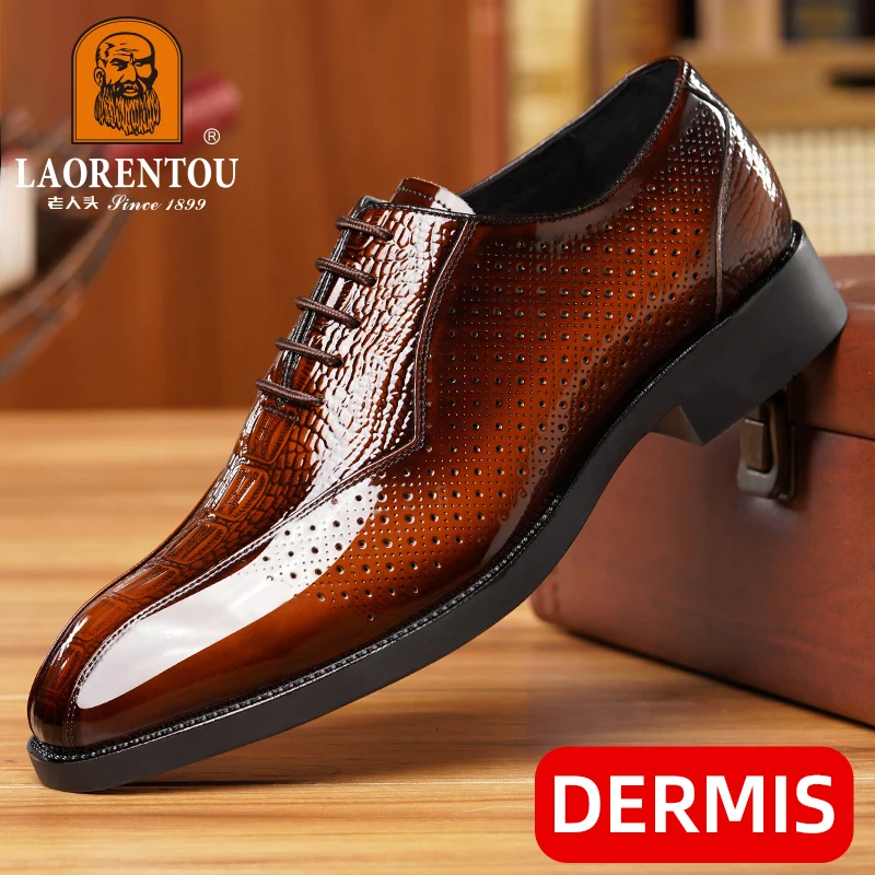 Мужские туфли из воловьей кожи LAORENTOU, черные деловые туфли из дышащего материала, на шнуровке, для лета, 2019
Мужские туфли из воловьей кожи LAORENTOU, черные деловые туфли из дышащего материала, на шнуровке, для лета, 2019