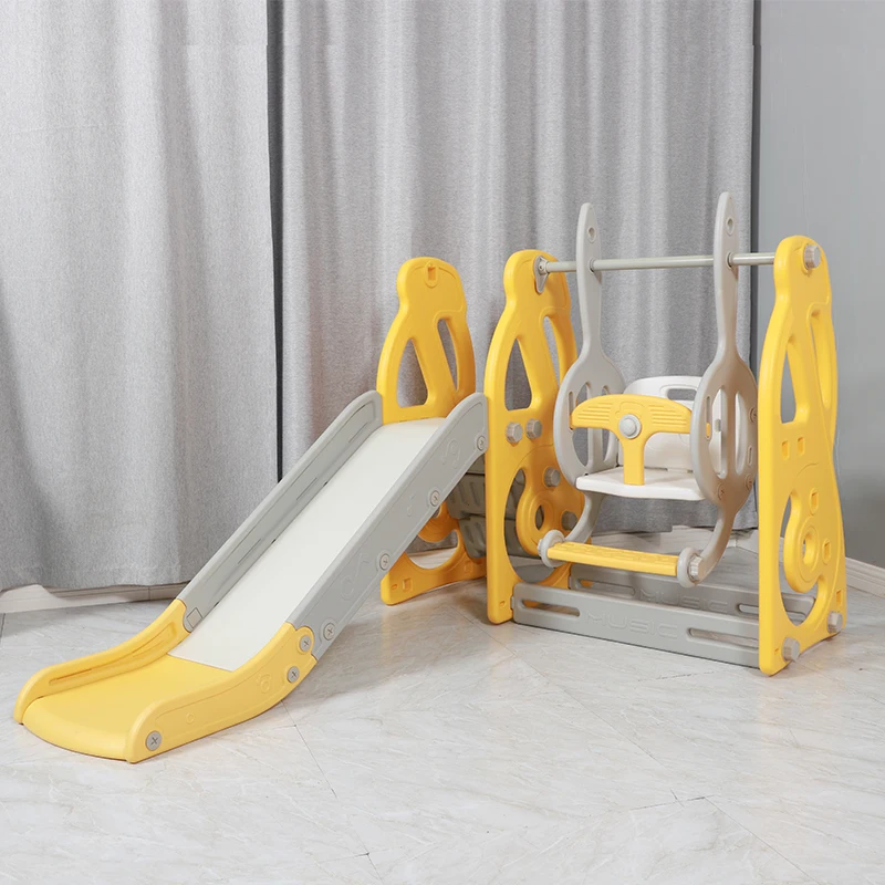Toddler baby indoor garden plastic kids slides and swing for amusement equipment
Toddler baby indoor garden plastic kids slides and swing for amusement equipment