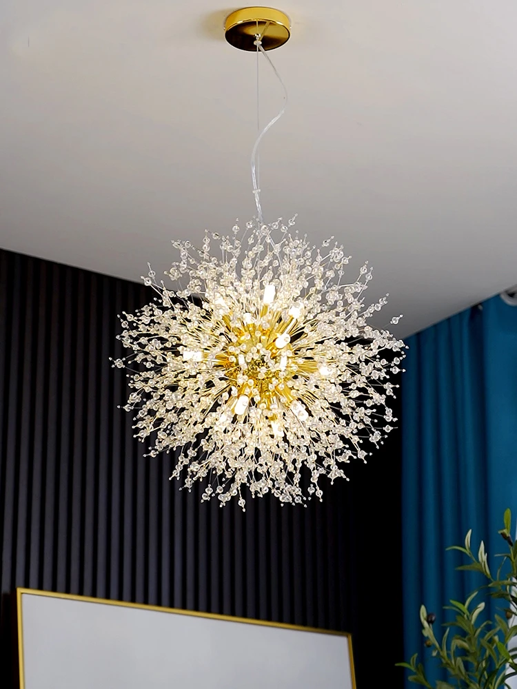 Modern Crystals Chandelier Nordic Dandelion Lamps For Living Room Simple Home Intdoor Dining Room Kitchen Pendant Lights Decorat
Modern Crystals Chandelier Nordic Dandelion Lamps For Living Room Simple Home Intdoor Dining Room Kitchen Pendant Lights Decorat