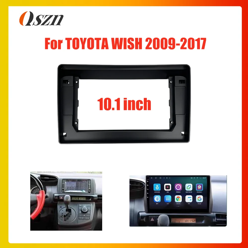 10,1-дюймовый автомобильный рамочный адаптер для Toyota Wish 2009 2010 2011 2012, DVD-стерео панель, пластиковый комплект приборной панели, установка 2 Din
10,1-дюймовый автомобильный рамочный адаптер для Toyota Wish 2009 2010 2011 2012, DVD-стерео панель, пластиковый комплект приборной панели, установка 2 Din