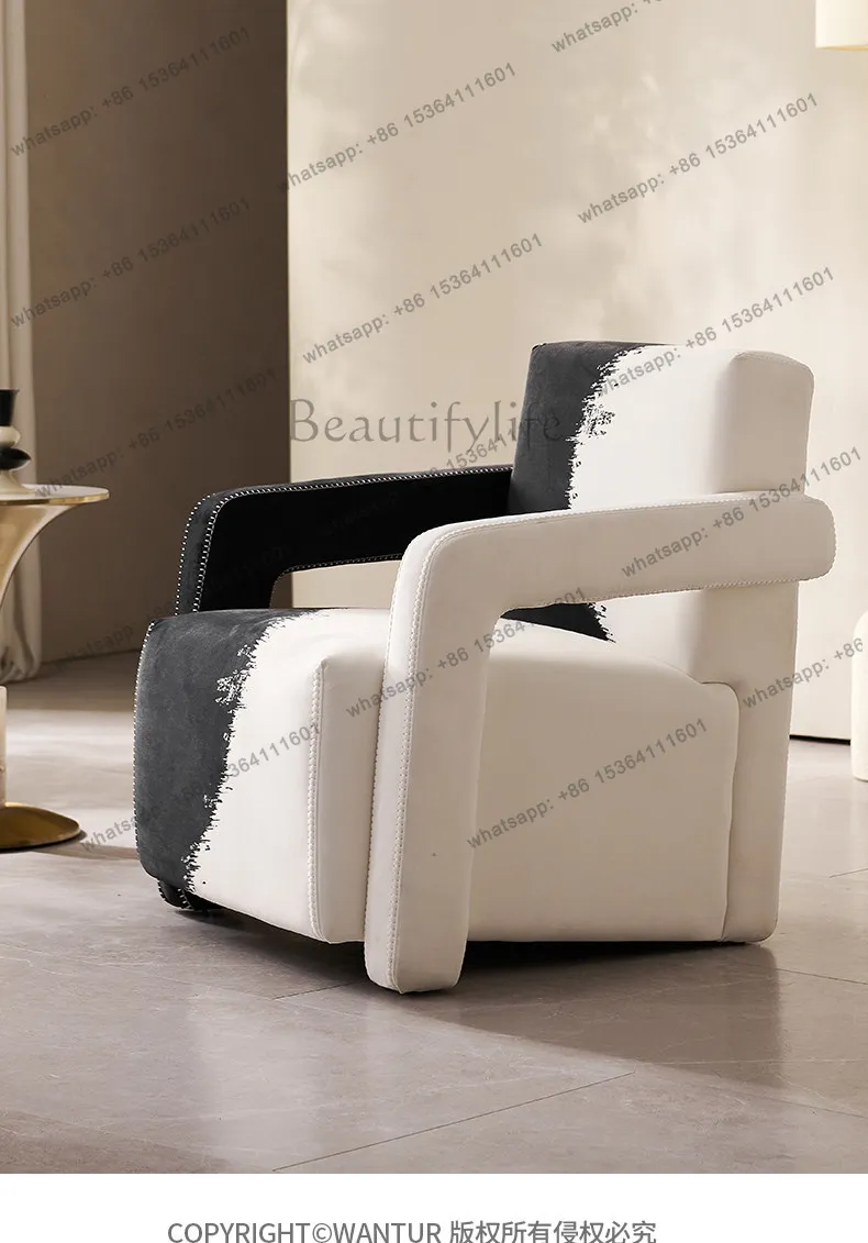 Modern light luxury sofa chair small apartment living room balcony simple lazy
Modern light luxury sofa chair small apartment living room balcony simple lazy
