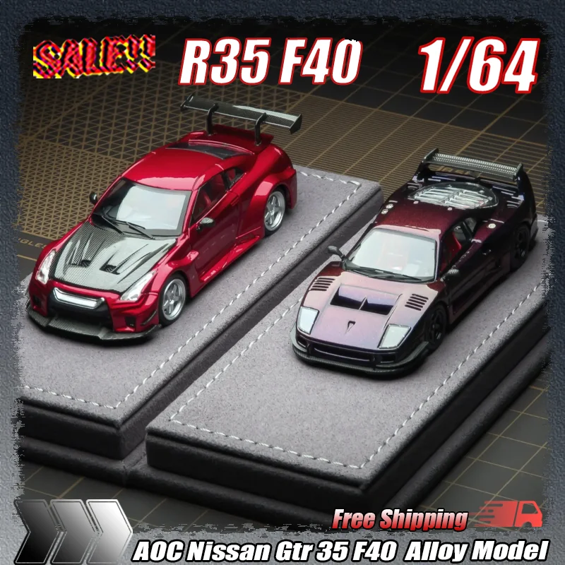 Aoc 1:64 Scale Nissan Gtr 35 Rr F40 Full Opening Hec Exhibition Limited Alloy Die-Cast Car Model Collectible Vehicle Enthusiasts
Aoc 1:64 Scale Nissan Gtr 35 Rr F40 Full Opening Hec Exhibition Limited Alloy Die-Cast Car Model Collectible Vehicle Enthusiasts