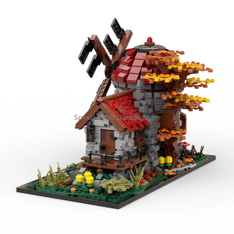 Medieval Windmill Cabin Diorama Building Blocks MOC Set, Autumn Forest Cottage Scene Model, DIY Assembly Toy Gift
Medieval Windmill Cabin Diorama Building Blocks MOC Set, Autumn Forest Cottage Scene Model, DIY Assembly Toy Gift
