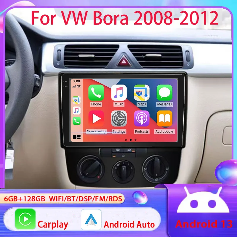 10‘’ For VW Bora 2008-2012 Android Carplay Multimedia Car Radio GPS Player Navigation Touch Screen Stereo
10‘’ For VW Bora 2008-2012 Android Carplay Multimedia Car Radio GPS Player Navigation Touch Screen Stereo