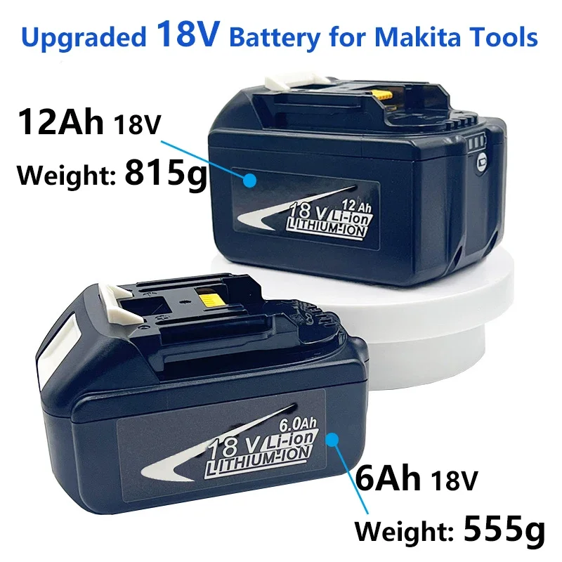 Аккумулятор Rscrola 18 В для беспроводного инструмента Makita, 12 Ач, литий-ионная аккумуляторная батарея, совместимая с инструментом Makita BL1860B BL1850
Аккумулятор Rscrola 18 В для беспроводного инструмента Makita, 12 Ач, литий-ионная аккумуляторная батарея, совместимая с инструментом Makita BL1860B BL1850