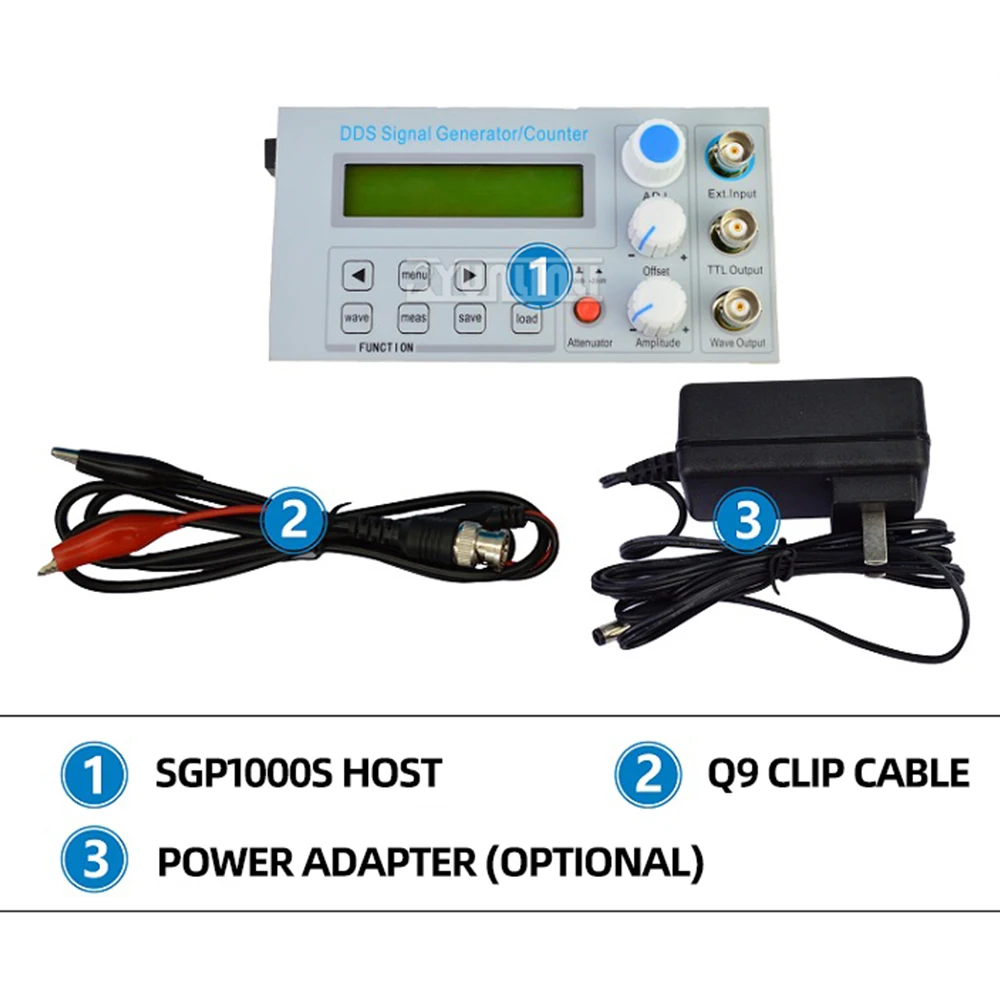 Sgp1010s Embedded Panel Dds Function Signal Generator/Teaching Instrument Signal Source Frequency Counter 2025 NEW
Sgp1010s Embedded Panel Dds Function Signal Generator/Teaching Instrument Signal Source Frequency Counter 2025 NEW