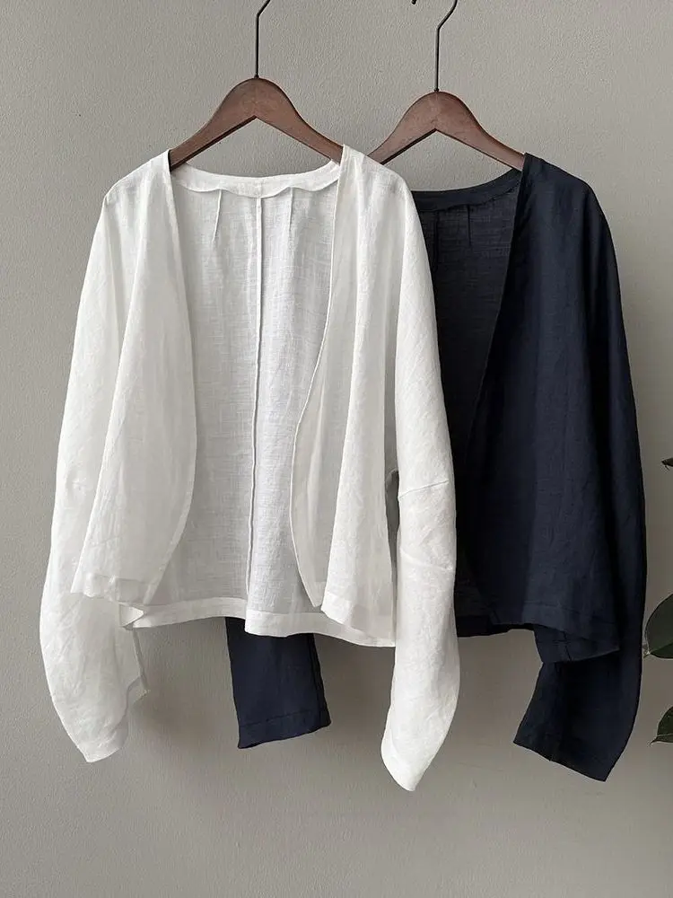 Authentic White Long Sve Silk irt Jaet Women's Summer Design Sun Protection Top Cotton 00% Regular Thin
Authentic White Long Sve Silk irt Jaet Women's Summer Design Sun Protection Top Cotton 00% Regular Thin