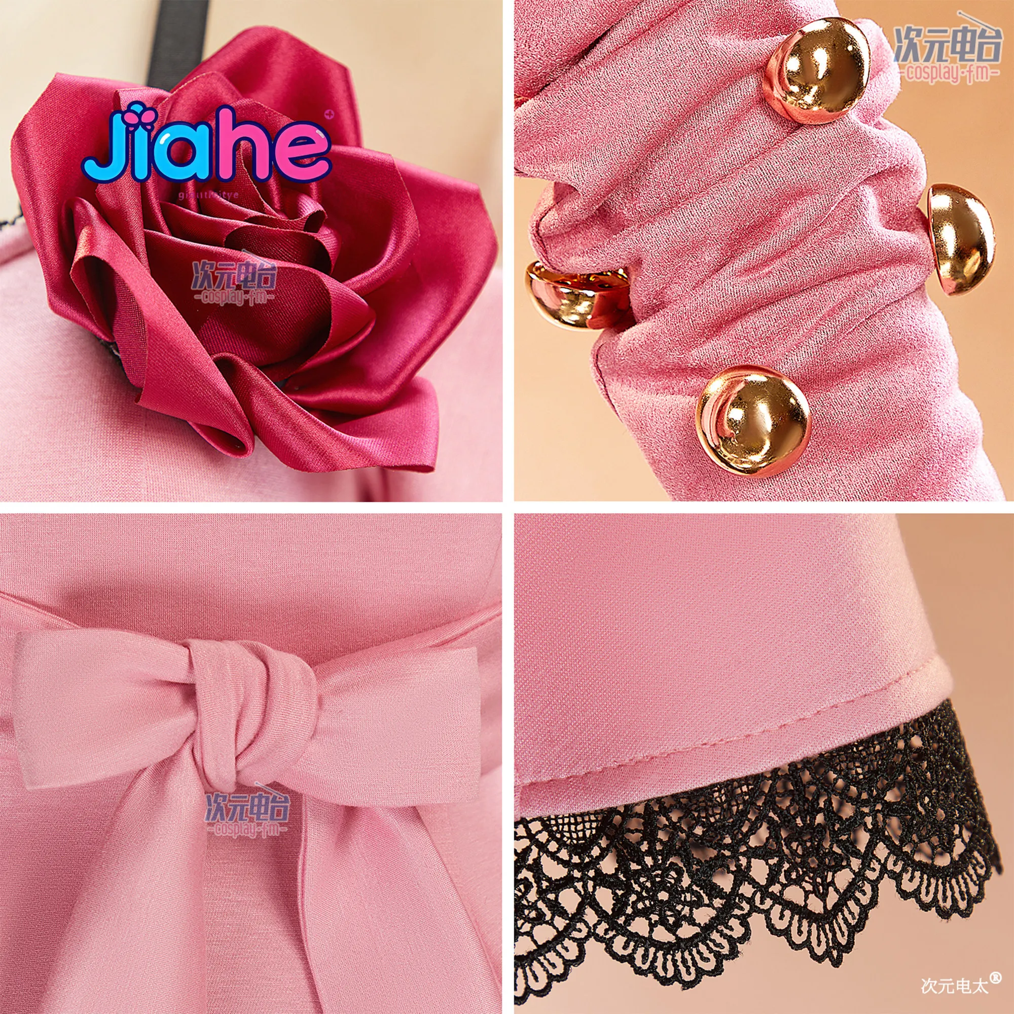 Anime JoJo's Bizarre Adventure Steel Ball Run Lucy Pendleton Lucy Steel Cosplay Costume Wig Pink Dress Outfit Halloween Women
Anime JoJo's Bizarre Adventure Steel Ball Run Lucy Pendleton Lucy Steel Cosplay Costume Wig Pink Dress Outfit Halloween Women