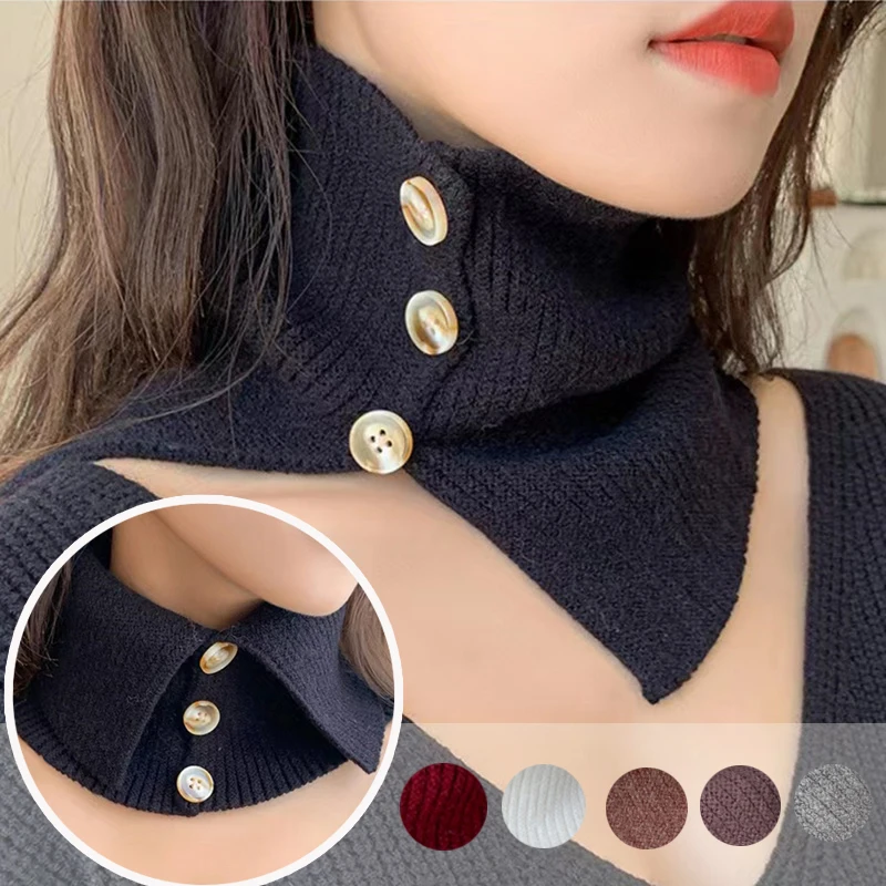 Wool Knitted Fake Collar Scarf Women Winter Warm Knitted False Fake Collar Detachable Scarf Windproof Neck Guard Wrap Scarves
Wool Knitted Fake Collar Scarf Women Winter Warm Knitted False Fake Collar Detachable Scarf Windproof Neck Guard Wrap Scarves