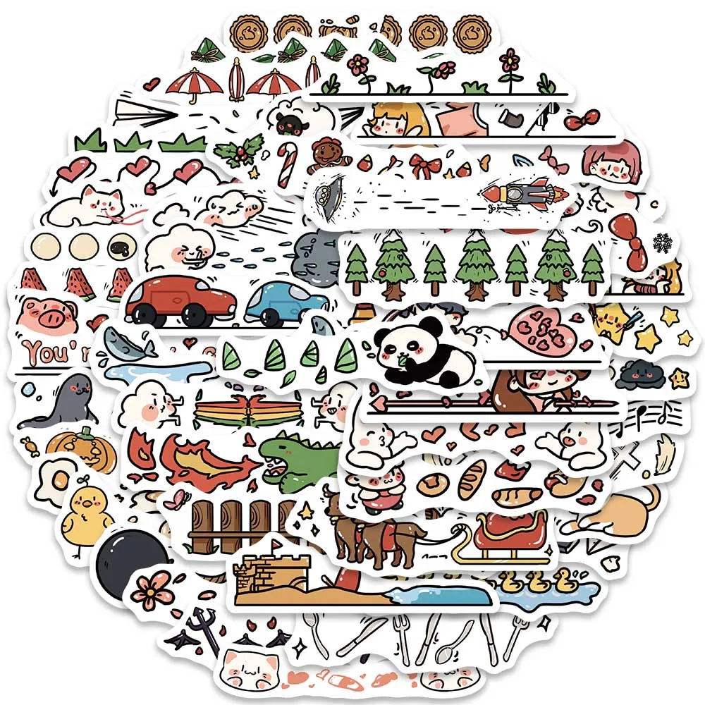 50pcs Funny Vinyl Laptop Decals Cute Cartoon Split Lines Stickers For Notebook Guitar Luggage Phone Waterproof Graffiti
50pcs Funny Vinyl Laptop Decals Cute Cartoon Split Lines Stickers For Notebook Guitar Luggage Phone Waterproof Graffiti