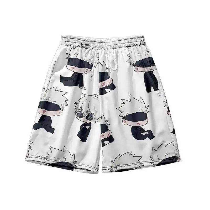 Jujutsu Kaisen Gojo Satoru Anime Cosplay Shorts Hot Cotton Elastic Waist Drawstring Loose Fit Summer Streetwear for Comfortable
Jujutsu Kaisen Gojo Satoru Anime Cosplay Shorts Hot Cotton Elastic Waist Drawstring Loose Fit Summer Streetwear for Comfortable