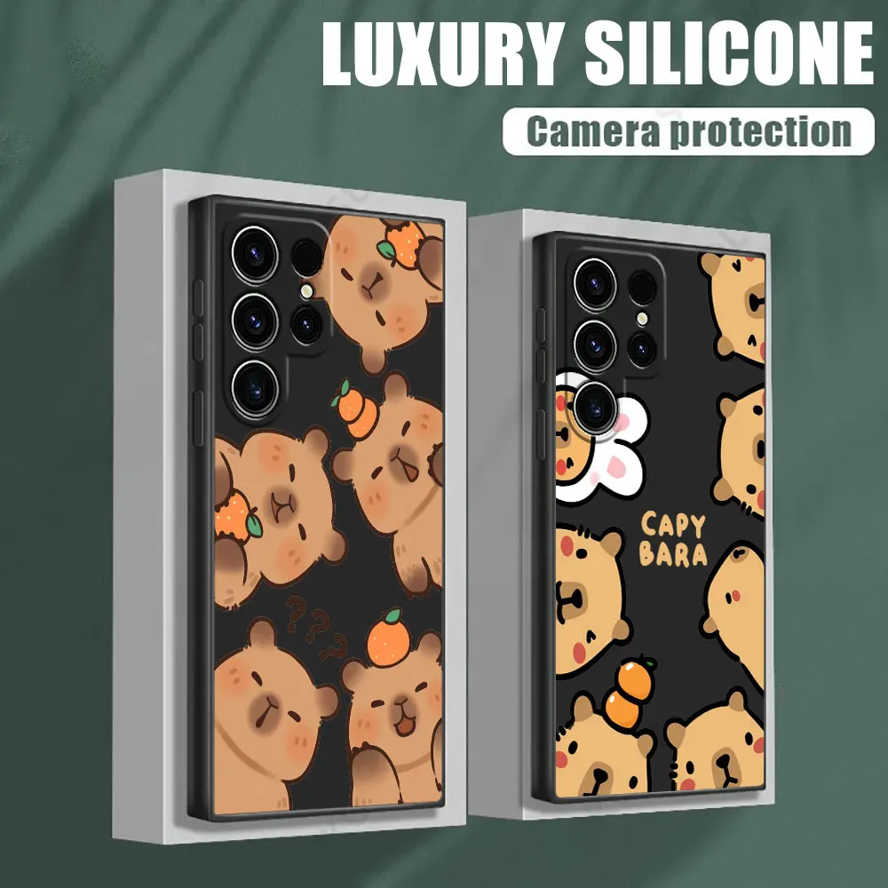 Capybara Cartoon Animal Phone Case For Samsung Galaxy S26 Ultra Cases S25 FE S24 S23 S21 Ultra S20 S24 FE S22 S26 Plus 5G Cover
Capybara Cartoon Animal Phone Case For Samsung Galaxy S26 Ultra Cases S25 FE S24 S23 S21 Ultra S20 S24 FE S22 S26 Plus 5G Cover