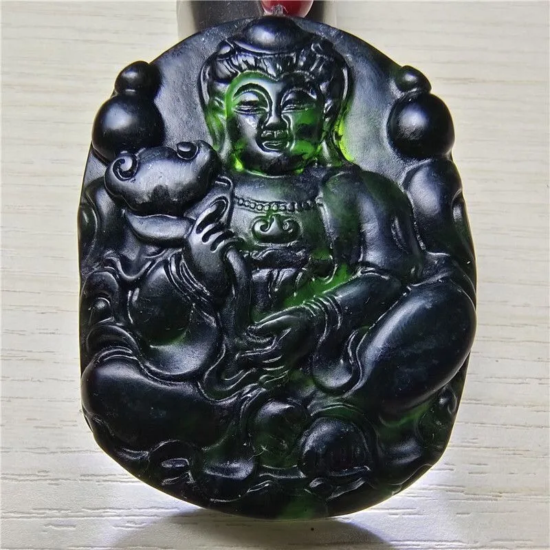 Кулон Гуаньинь из натурального чернила с нефритом, ожерелье из камня короля травы, нефритовый кулон, новый античный стиль
Кулон Гуаньинь из натурального чернила с нефритом, ожерелье из камня короля травы, нефритовый кулон, новый античный стиль