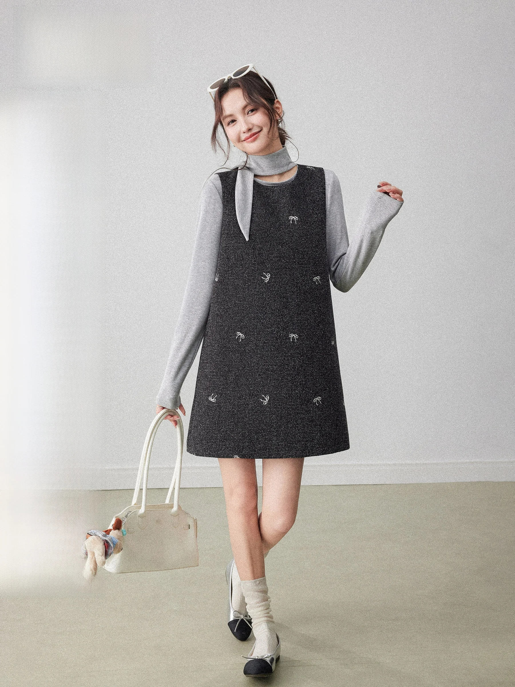 ay Knot Embroidered Dr Women's Svel Vest Skirt Spring 2026 Miu Sle High Waist A-Line French Sle Dr
ay Knot Embroidered Dr Women's Svel Vest Skirt Spring 2026 Miu Sle High Waist A-Line French Sle Dr
