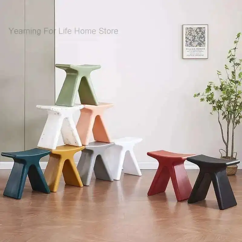 Plastic Household Colorful Low Stool Entrance Porch Shoe Changing Stool Living Room Children Thickened Rubber Stools
Plastic Household Colorful Low Stool Entrance Porch Shoe Changing Stool Living Room Children Thickened Rubber Stools