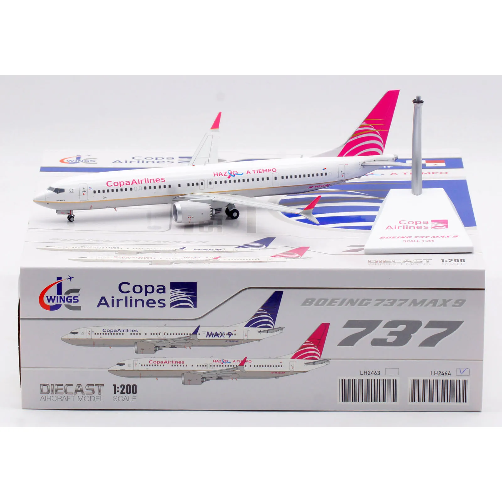 LH2464 Alloy Collectible Plane Gift JC Wings 1:200 Copa Airlines StarAlliance Boeing B737MAX 9 Diecast Aircraft Model HP-9926CMP
LH2464 Alloy Collectible Plane Gift JC Wings 1:200 Copa Airlines StarAlliance Boeing B737MAX 9 Diecast Aircraft Model HP-9926CMP