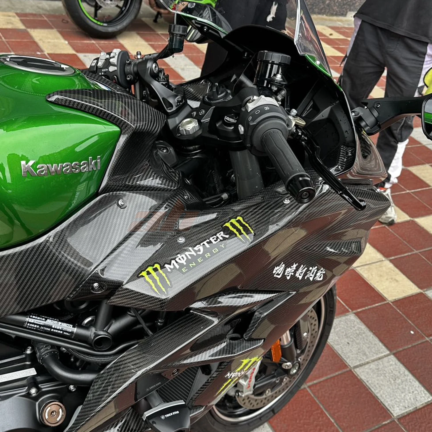 Dash Board Lower Side Fairings Side Panels Protective Covers Cowlings For Kawasaki H2 SX 2022 -2023 Full Carbon Fiber
Dash Board Lower Side Fairings Side Panels Protective Covers Cowlings For Kawasaki H2 SX 2022 -2023 Full Carbon Fiber