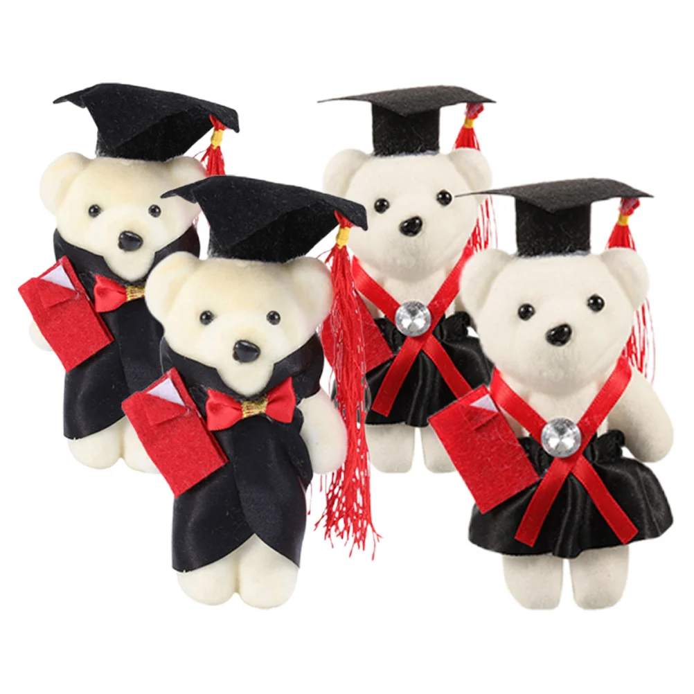 4 Pcs Graduation Season Dr Bear Bouquet DIY Supplies Dolls Baby Mini Non-woven Fabric Stuffed for
4 Pcs Graduation Season Dr Bear Bouquet DIY Supplies Dolls Baby Mini Non-woven Fabric Stuffed for