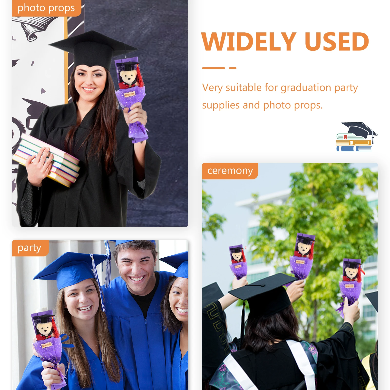 1pc Graduation Bear Bouquet Gift Set Graduation Craft Bouquet Bear Ornament Commencement Presents For Home Office Kids Room
1pc Graduation Bear Bouquet Gift Set Graduation Craft Bouquet Bear Ornament Commencement Presents For Home Office Kids Room