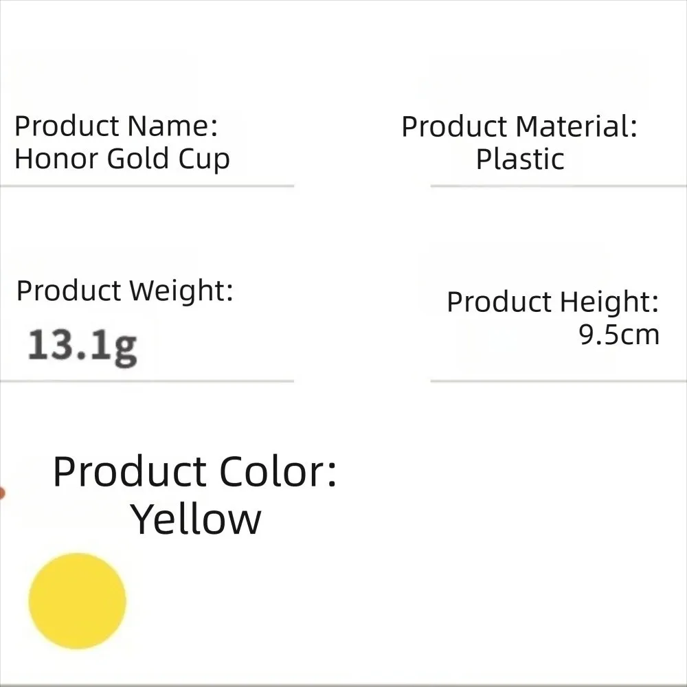 1/6pcs Plastic Material Mini Trophy Mini Size Gold Color Plastic Trophy Small Size Reward Trophy Birthday Party
1/6pcs Plastic Material Mini Trophy Mini Size Gold Color Plastic Trophy Small Size Reward Trophy Birthday Party