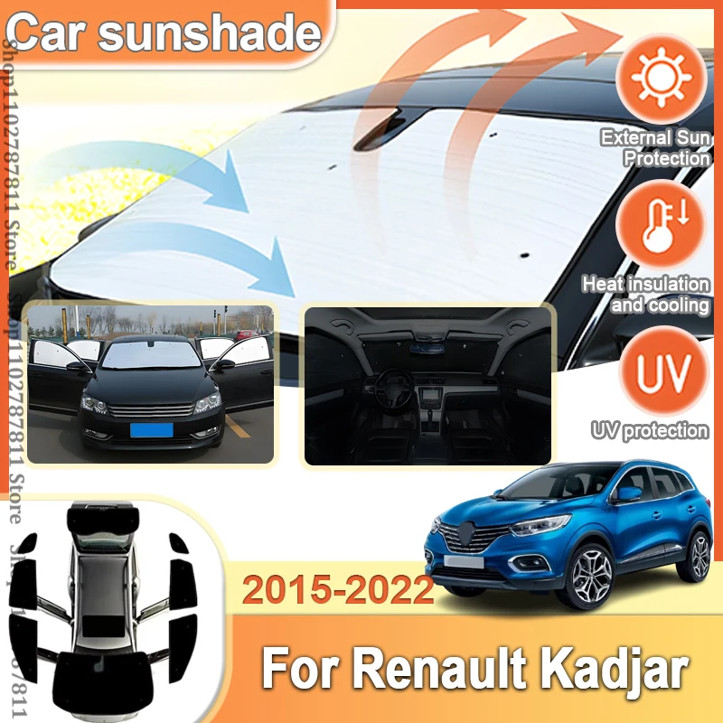 Full Car Covers Sun Visors For Renault Kadjar 2015 2016 2017 2018-2022 2020 Reflector Shade Sun Visor Sunscreen Car Accessories 
Full Car Covers Sun Visors For Renault Kadjar 2015 2016 2017 2018-2022 2020 Reflector Shade Sun Visor Sunscreen Car Accessories
