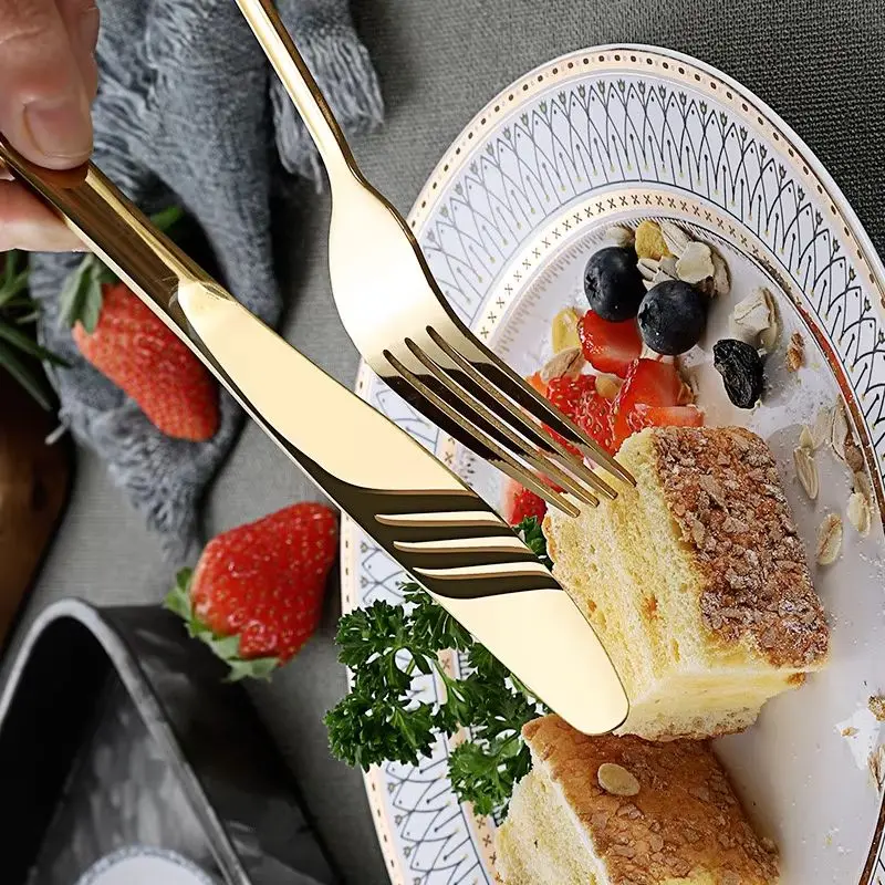 304 Stainless Steel Dishwasher Safe Tableware Set Multi-style Multi-purpose Knife Fork Spoon Cutlery Set Utensils
304 Stainless Steel Dishwasher Safe Tableware Set Multi-style Multi-purpose Knife Fork Spoon Cutlery Set Utensils