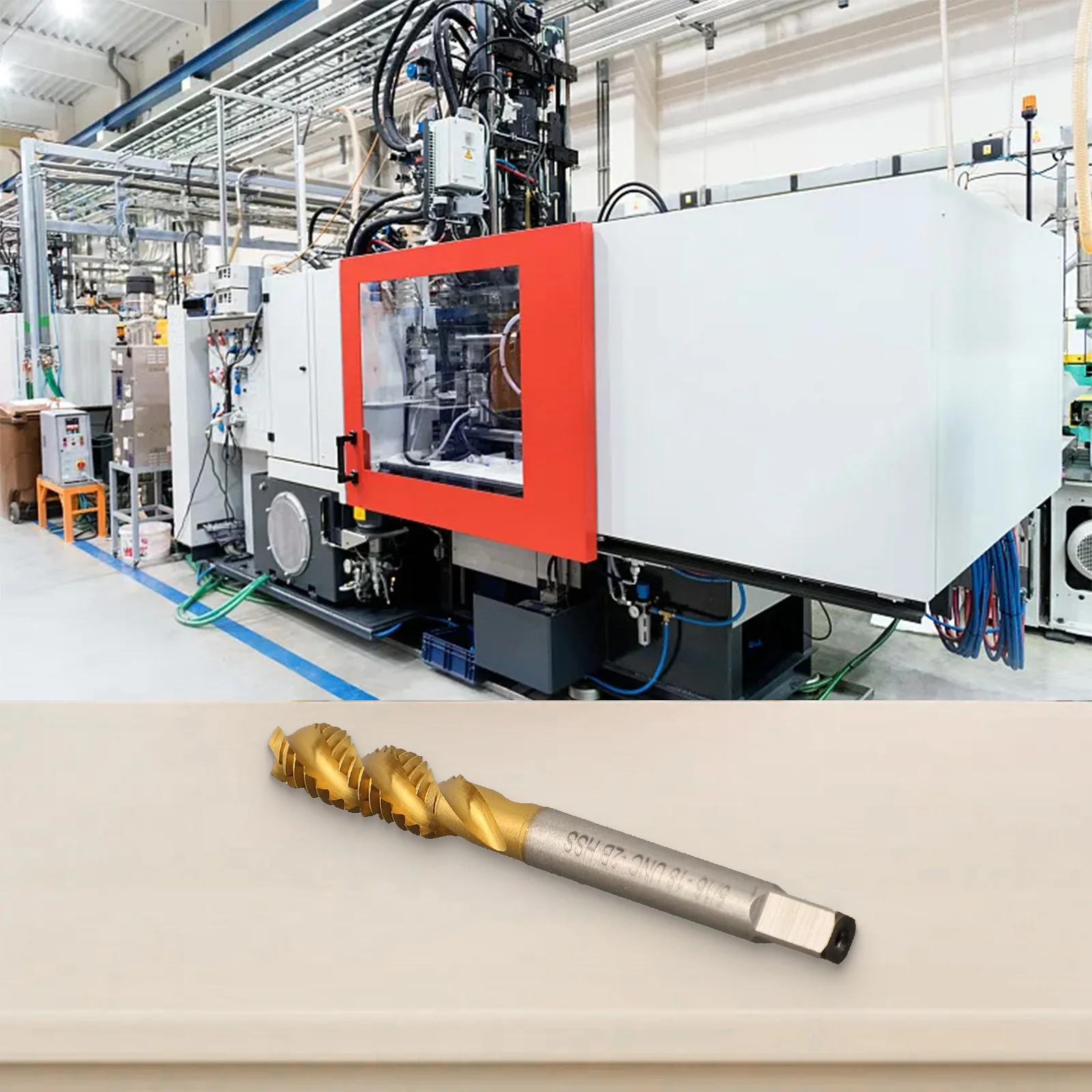 Машинный метчик 5/16-18 UNC с спиральным пазом, покрытый быстрорежущей сталью, для устойчивости к ржавчине и долговечности инструмента
Машинный метчик 5/16-18 UNC с спиральным пазом, покрытый быстрорежущей сталью, для устойчивости к ржавчине и долговечности инструмента