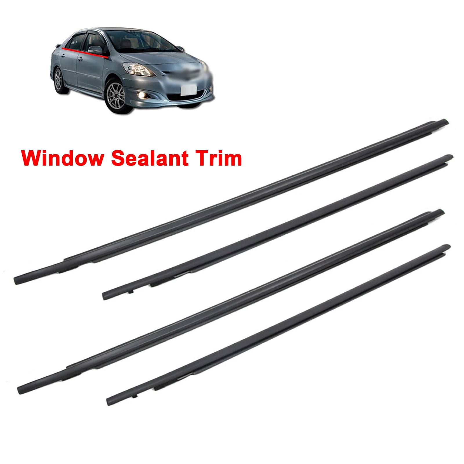 Car Weatherstrip Window Seal Sealant Strip Window Moulding Trim for TOYOTA VIOS 02-07 08-13 14-18
Car Weatherstrip Window Seal Sealant Strip Window Moulding Trim for TOYOTA VIOS 02-07 08-13 14-18