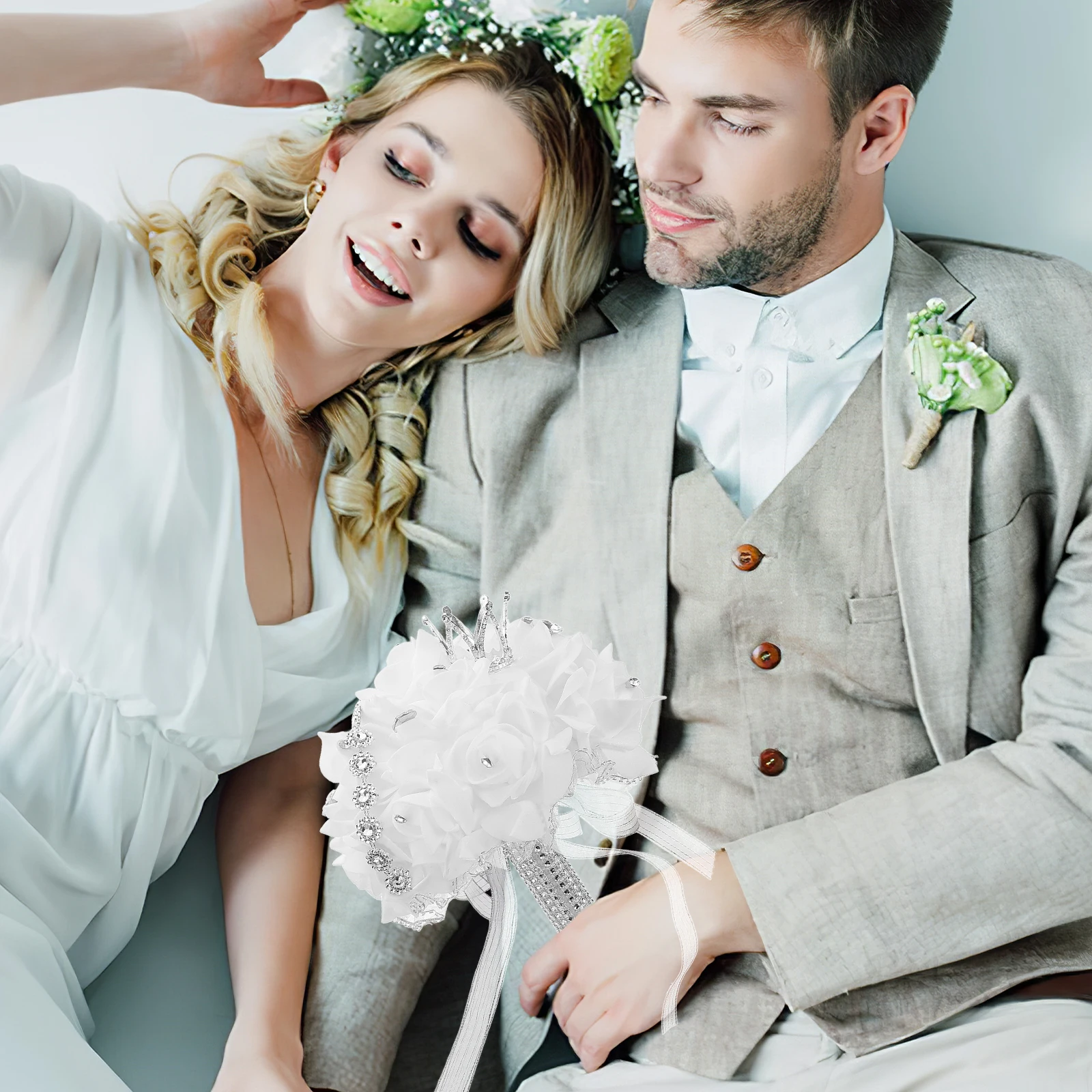 Wedding Bridal Bouquet Artificial Flowers Bridesmaid Tossing Bride Bouquet Blue Elegant Lightweight Romantic Boho
Wedding Bridal Bouquet Artificial Flowers Bridesmaid Tossing Bride Bouquet Blue Elegant Lightweight Romantic Boho