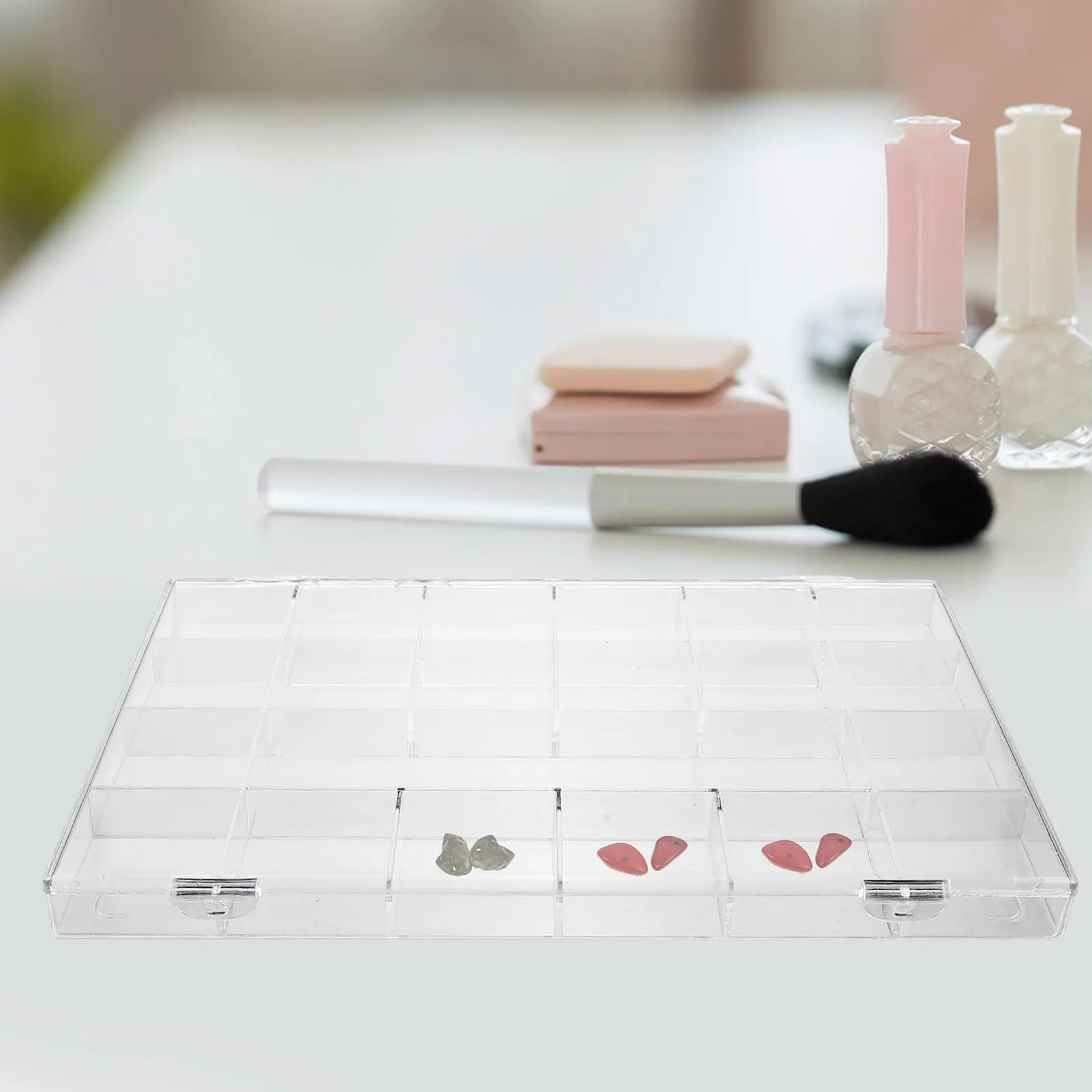 Acrylic Storage Transparent False Organizer Manicure Tool Holder Classified Grids Box For Nail Art Supplies Tools Display 
Acrylic Storage Transparent False Organizer Manicure Tool Holder Classified Grids Box For Nail Art Supplies Tools Display