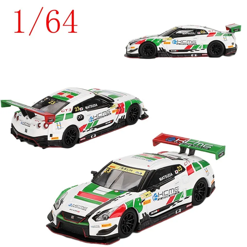 MINI GT Diecast 1/64 Scale Nissan GT-R R35 NISMO GT3 #23 KCMG 2018 Race Car Alloy Car Model Toys for Boys Gift
MINI GT Diecast 1/64 Scale Nissan GT-R R35 NISMO GT3 #23 KCMG 2018 Race Car Alloy Car Model Toys for Boys Gift