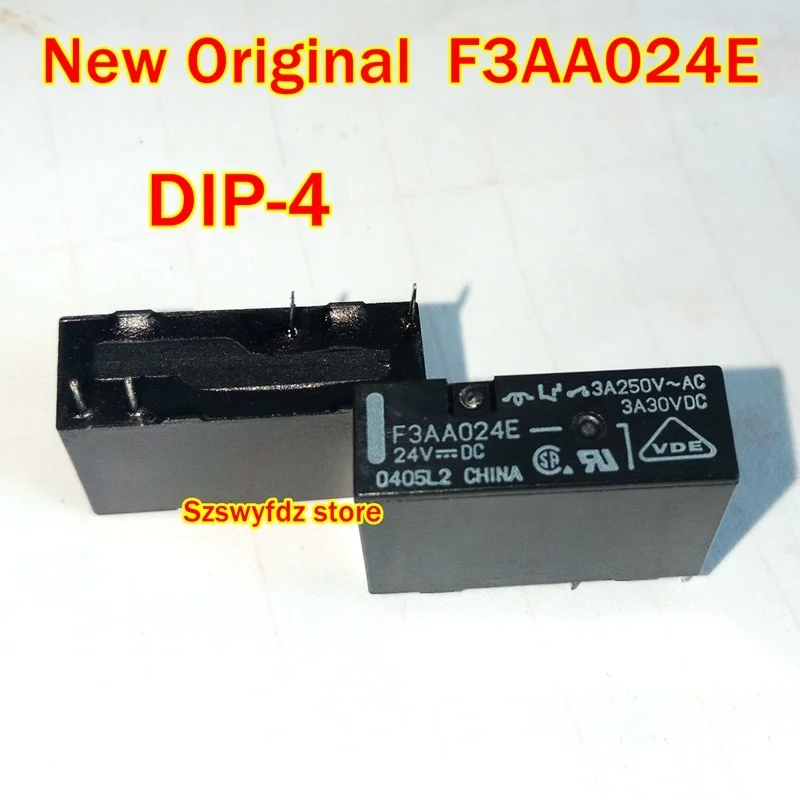 5pcs to 100pcs New Original F3AA024E DIP-4 Relay
5pcs to 100pcs New Original F3AA024E DIP-4 Relay