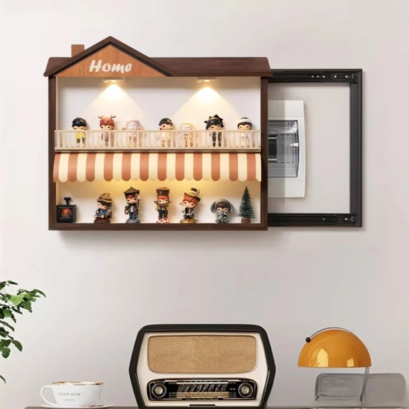 Cabin meter box decorative painting, figure storage display cabinet with lamp
Cabin meter box decorative painting, figure storage display cabinet with lamp