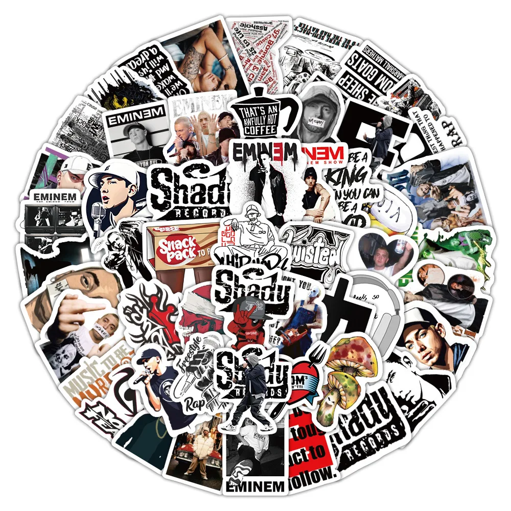 10/60PCS Hot Eminem Rapper Graffiti Stickers Cool Cartoon Decal Hip Hop Car Motorcycle Travel Luggage Phone Waterproof Sticker
10/60PCS Hot Eminem Rapper Graffiti Stickers Cool Cartoon Decal Hip Hop Car Motorcycle Travel Luggage Phone Waterproof Sticker