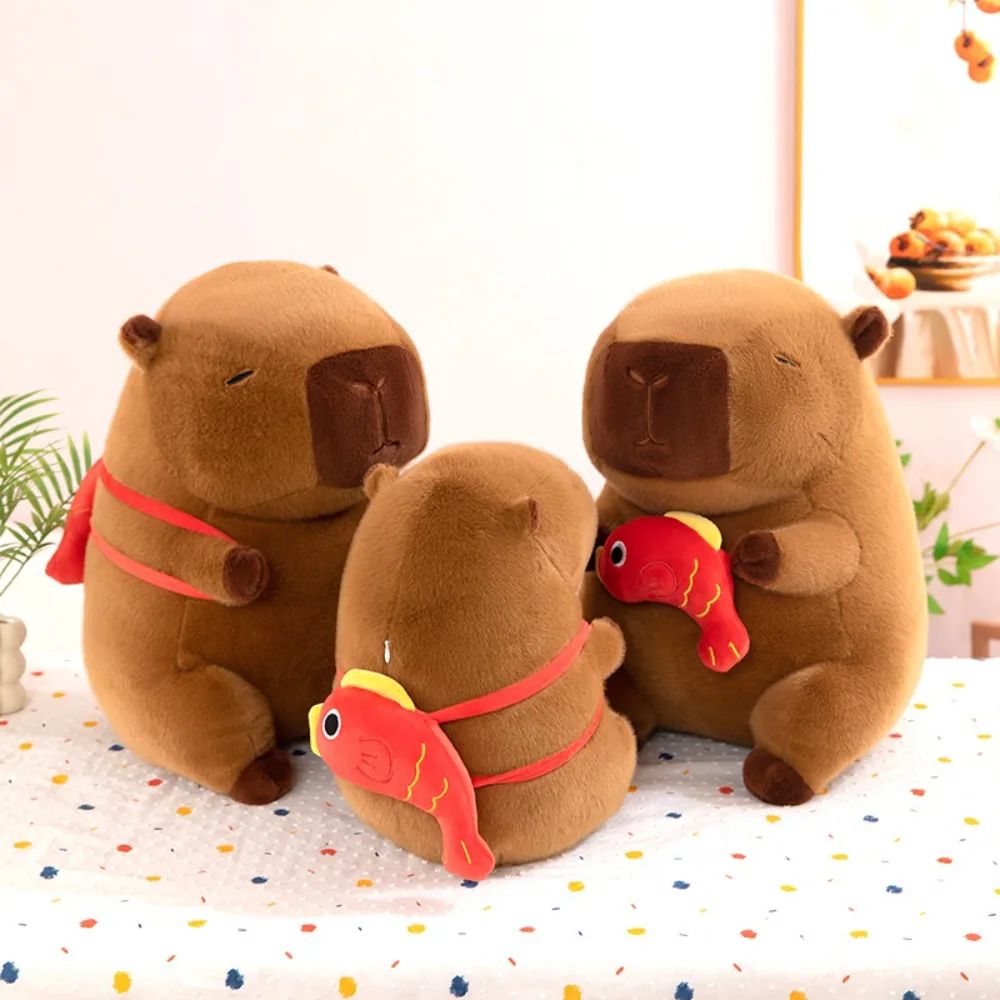 Creative Koi Fish Capybara Plush Doll Soft PP Cotton Simulation Capybara Toy Stuffed Animal Stuffed Capybara Doll Christmas
Creative Koi Fish Capybara Plush Doll Soft PP Cotton Simulation Capybara Toy Stuffed Animal Stuffed Capybara Doll Christmas