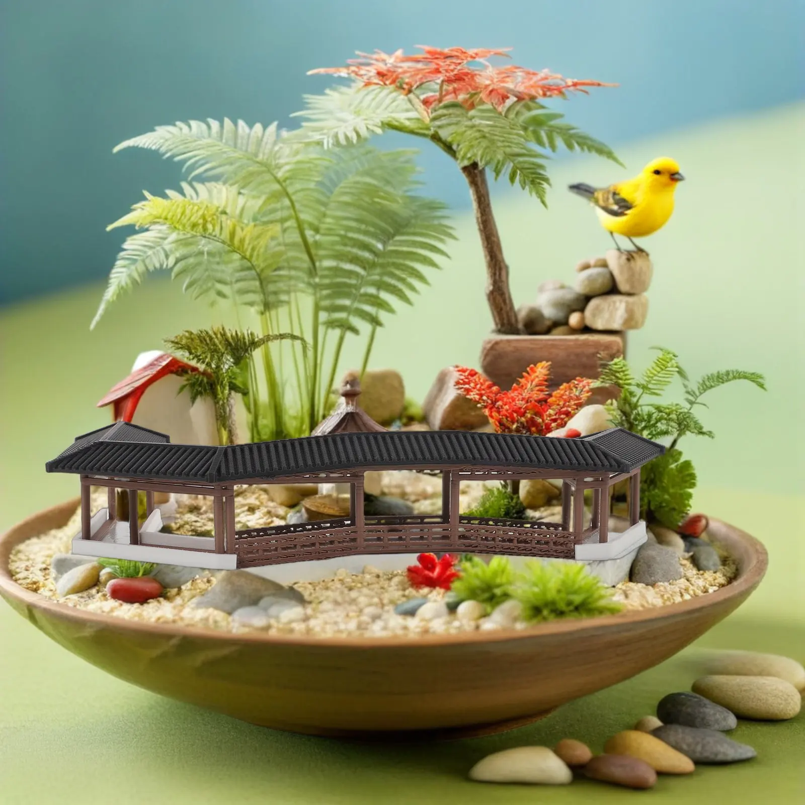 Micro Landscape Ancient Bridge For Bonsai Garden Weather Resistant Plastic Miniature Architectural Accessory, Diy Stepping
Micro Landscape Ancient Bridge For Bonsai Garden Weather Resistant Plastic Miniature Architectural Accessory, Diy Stepping