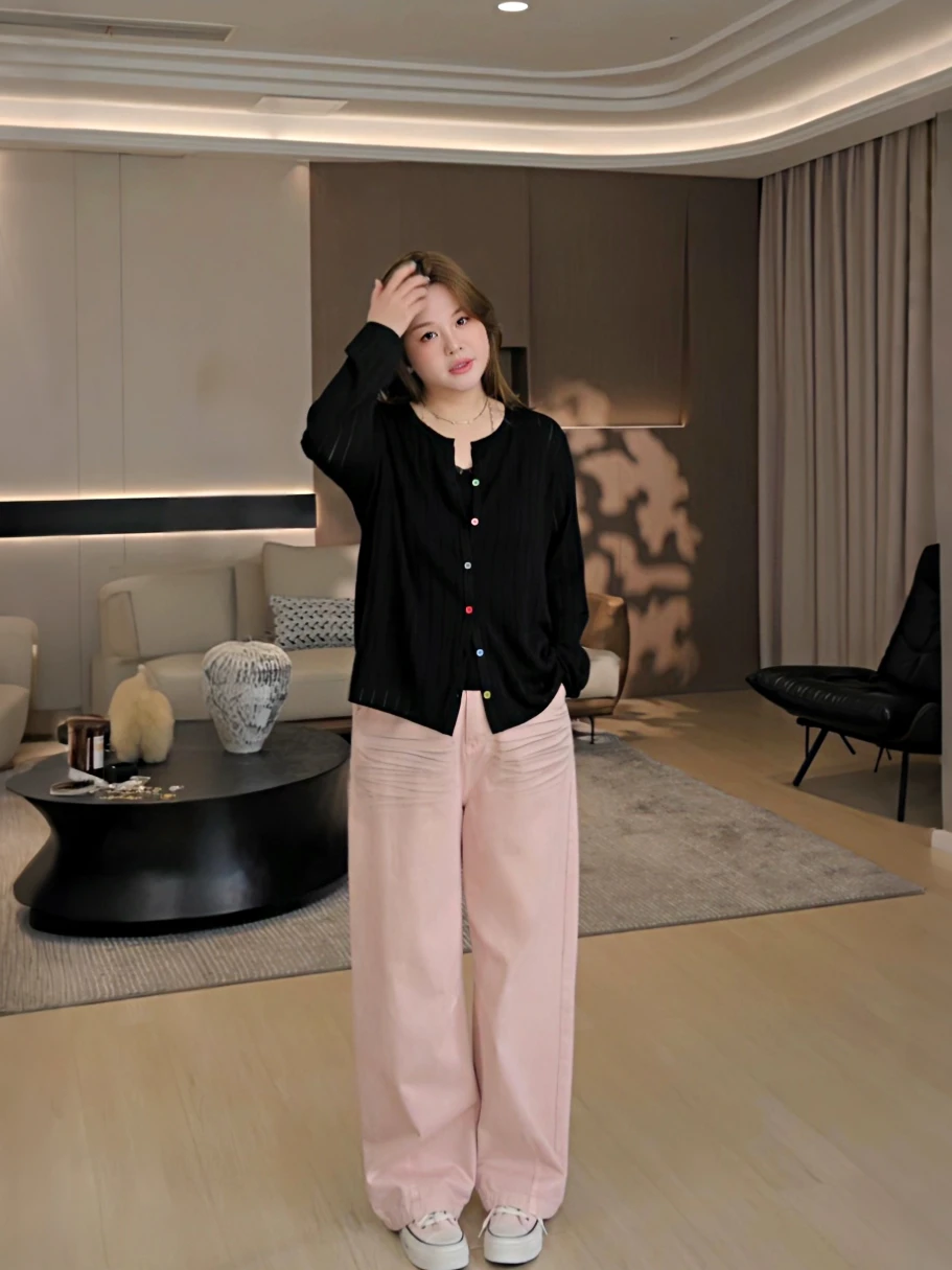 Spring Season Double Thread Long Velvet Cotton Wide Leg Jeans High Waist Cotton Fabric Ladies Jeans Knife Style MK14104
Spring Season Double Thread Long Velvet Cotton Wide Leg Jeans High Waist Cotton Fabric Ladies Jeans Knife Style MK14104
