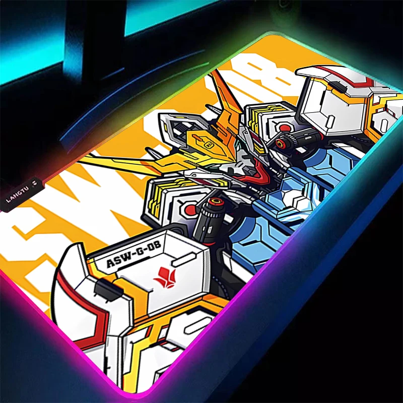 LED RGB Mouse Pad Rubber Mousepad Computer Mechanical Warrior Gundam Gaming Accessories Keyboard Pad Decoracion Desk Mouse Mat
LED RGB Mouse Pad Rubber Mousepad Computer Mechanical Warrior Gundam Gaming Accessories Keyboard Pad Decoracion Desk Mouse Mat