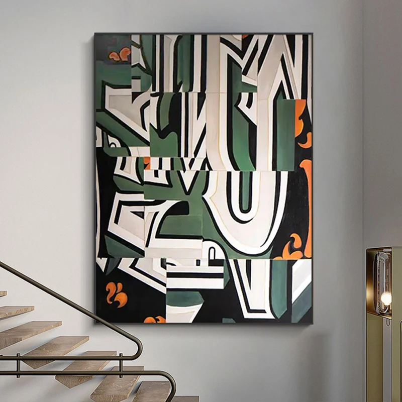 OuzerQing100% Hand Painted Oil Painting On Canvas Modern Vintage Abstract Wall Art Living Room Picture Home Decoration Unframed
OuzerQing100% Hand Painted Oil Painting On Canvas Modern Vintage Abstract Wall Art Living Room Picture Home Decoration Unframed